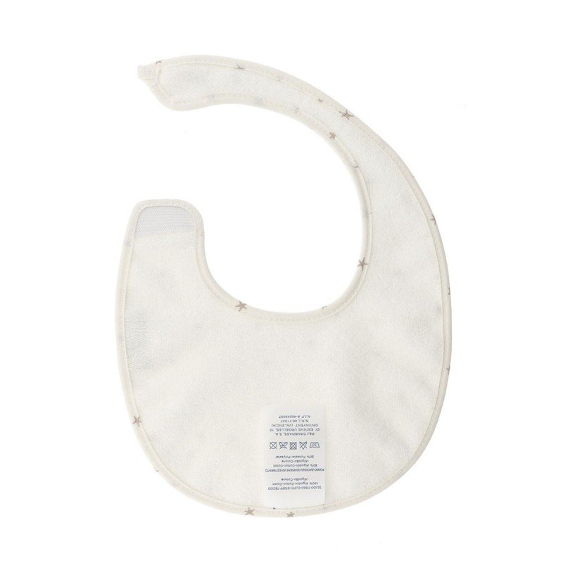 Cambrass BABERO REDONDO CON VELCRO MAGIA BEIGE 16x19x1 CM Ahorra y exporta