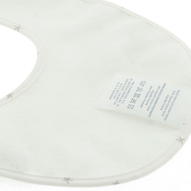 Cambrass BABERO REDONDO CON VELCRO MAGIA BEIGE 16x19x1 CM Ahorra y exporta