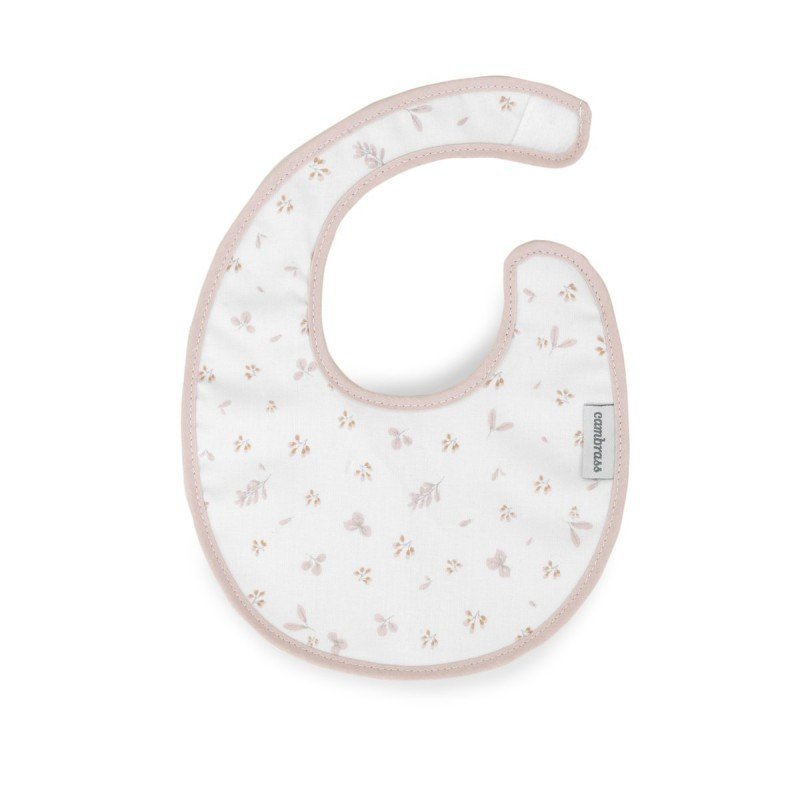 Cambrass BABERO REDONDO CON VELCRO PLUMETI ROSA 16x19x1 CM