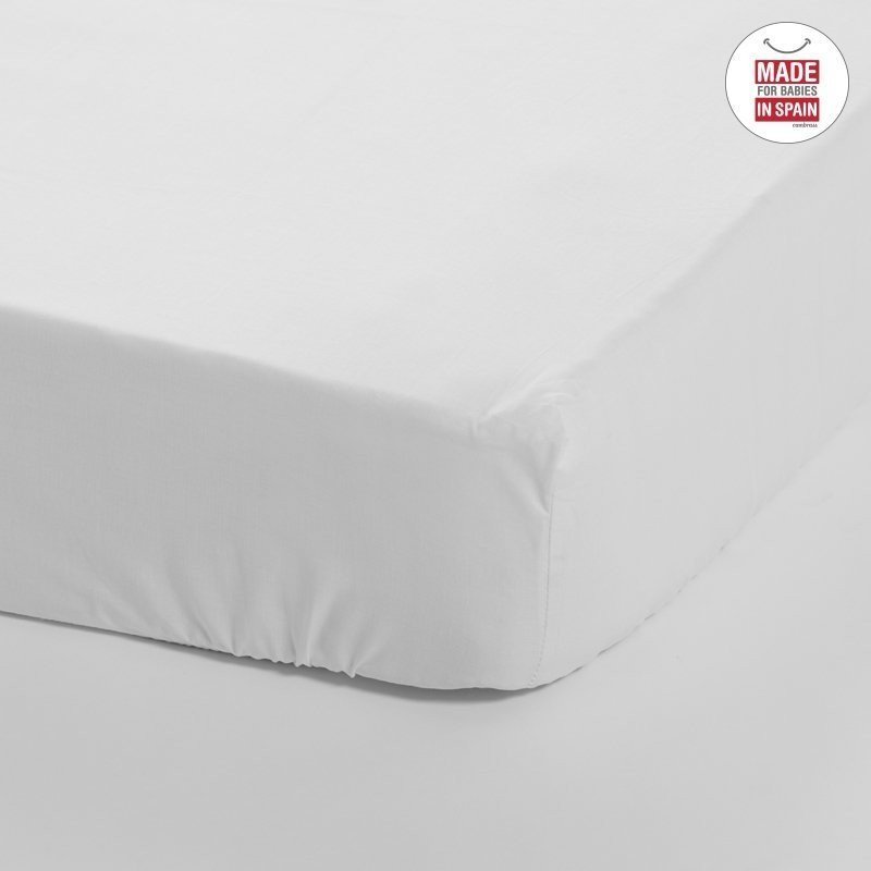 Cambrass SABANA BAJERA AJUST. (CUNA 70) 70x140x19 CM LISO E BLANCO En línea
