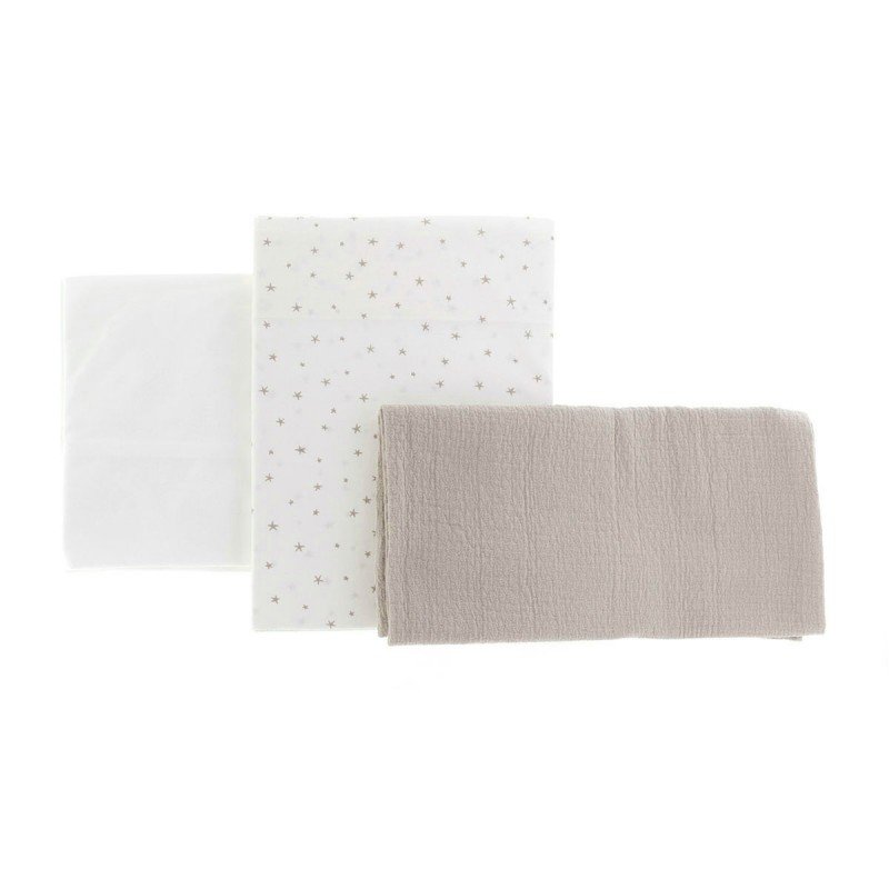 Cambrass SABANA CUNA 3 PCS (CUNA 60) 100x165x1 CM MAGIA BEIGE