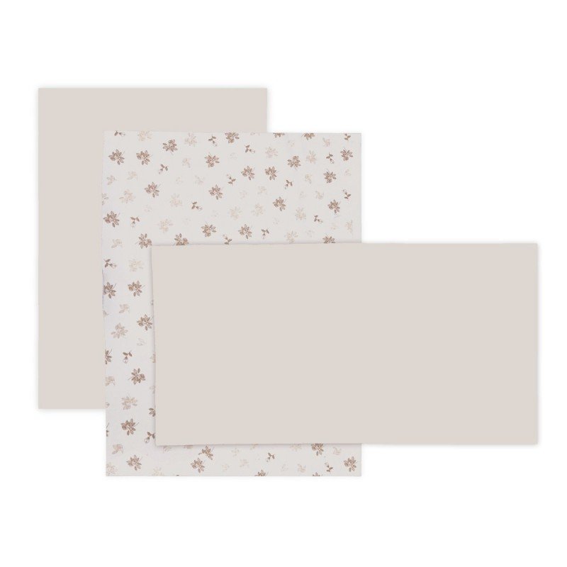 Cambrass SABANA CUNA 3 PCS (CUNA 60) 60x120x1 CM BRANCH BEIGE