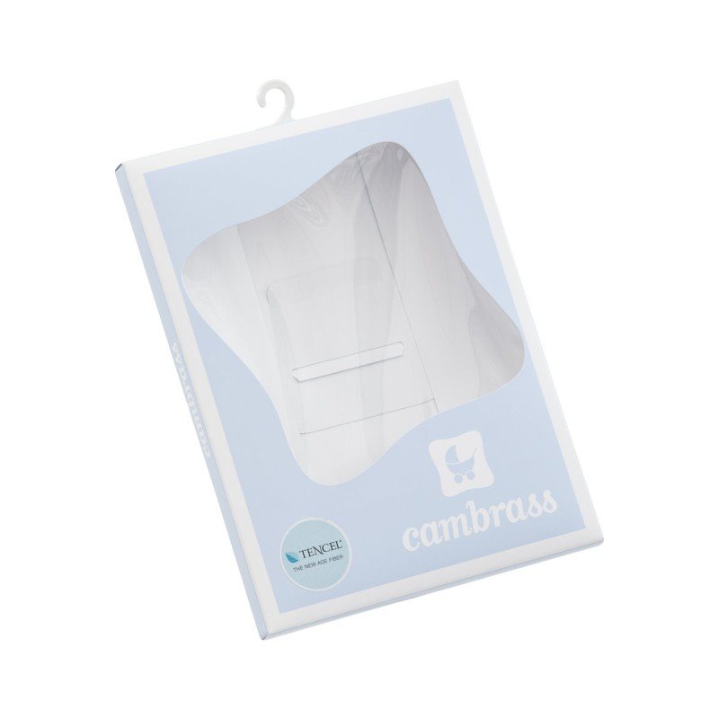 Cambrass BODY MANGA CORTA I. TENCEL BLANCO Venta caliente