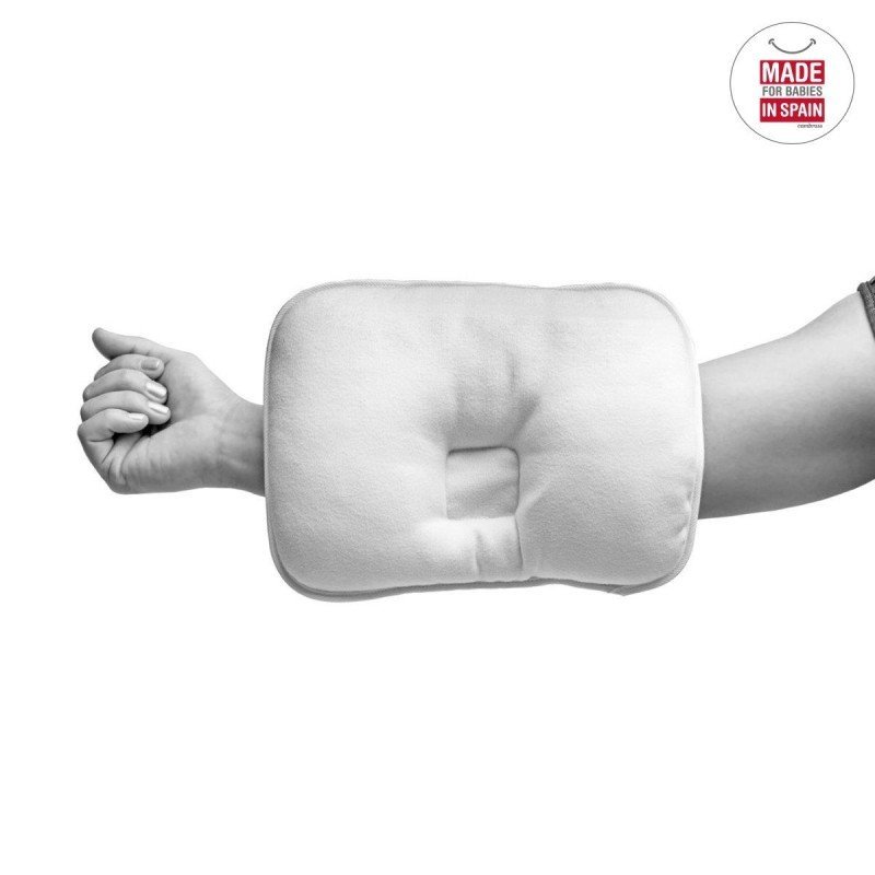 Cambrass COJIN DE BRAZO 25x20x1 CM LISO E CELESTE Oferta exclusiva