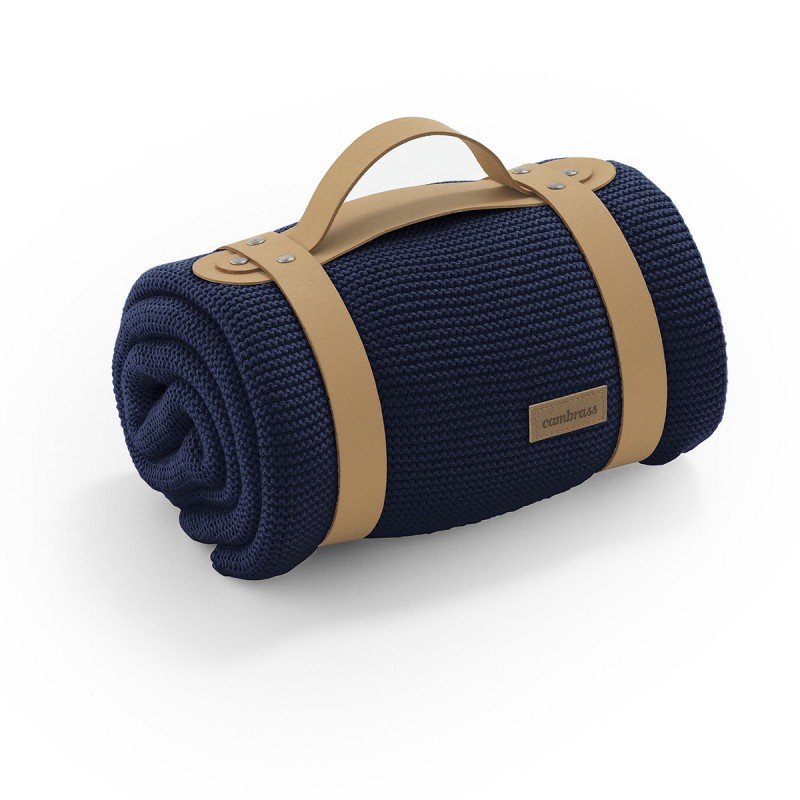 Cambrass MANTA PUNTO BAMBOO 80x100x1 CM PLAIN GG5 AZUL MARINO