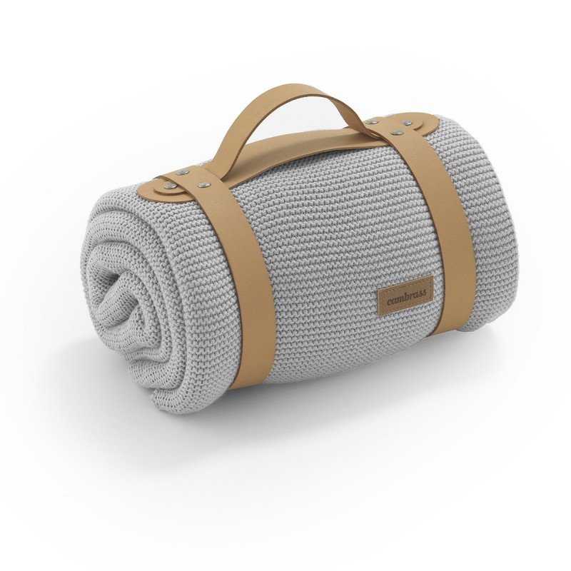 Cambrass MANTA PUNTO BAMBOO 80x100x1 CM PLAIN GG5 GRIS