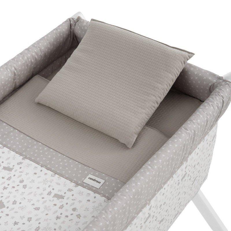 Cambrass MINICUNA TIJERA MADERA ABETE BEIGE/BCO 55x87x74 CM Descuento