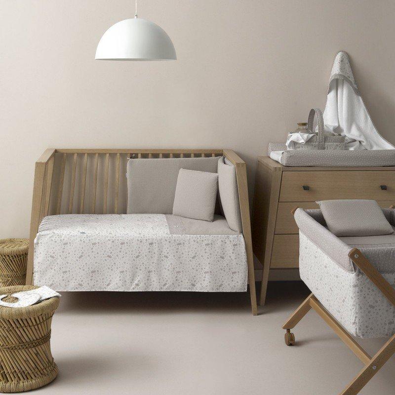 Cambrass MINICUNA TIJERA MADERA ABETE BEIGE/BCO 55x87x74 CM Descuento