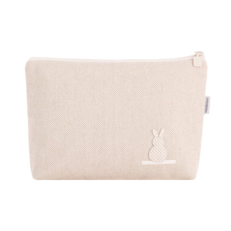 Cambrass BOLSA ASEO LINO BEIGE 6x28x20 CM