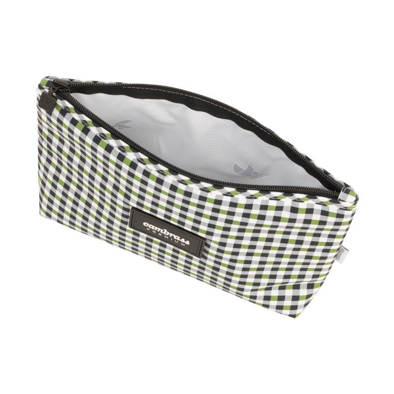 Cambrass BOLSA ASEO NEW VICHY KAKI 6x28x20 CM Ahorra y exporta