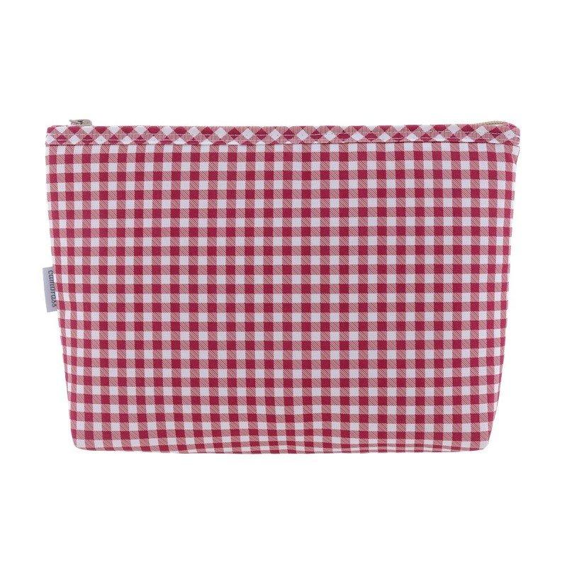Cambrass BOLSA ASEO VICHY ROJO 6x28x20 CM En oferta