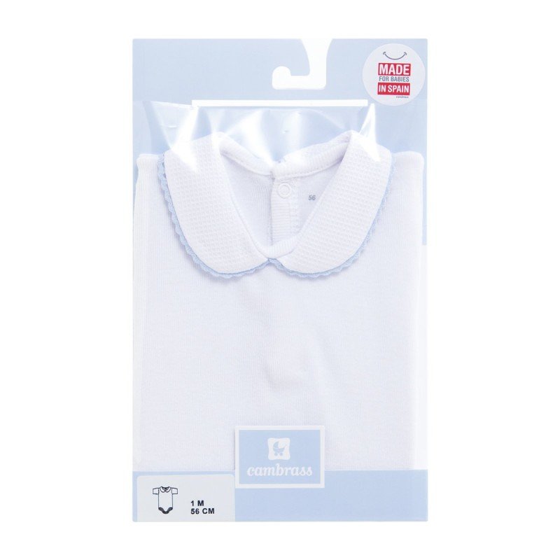 Cambrass BODY CON CUELLO MANGA CORTA I. 0703 CROQUET CELESTE Últimos 2 días