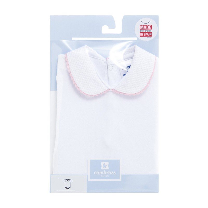 Cambrass BODY CON CUELLO MANGA CORTA I. 0703 CROQUET ROSA Precio de fábrica