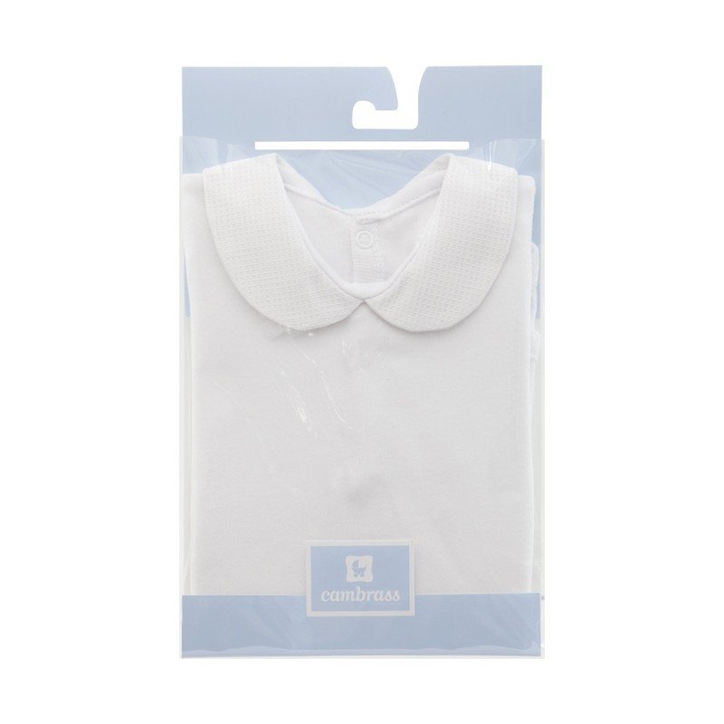 Cambrass BODY CON CUELLO MANGA CORTA I. BLANCO UNICO Solo hoy