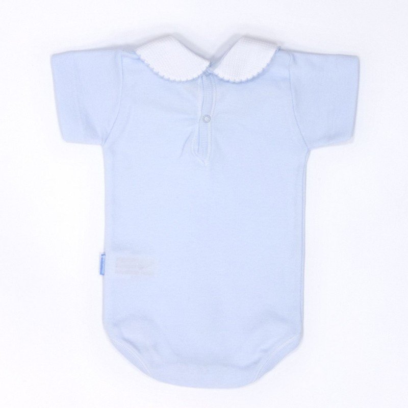 Cambrass BODY CON CUELLO MANGA CORTA I. D.R. LISO CELESTE Oferta especial de fábrica