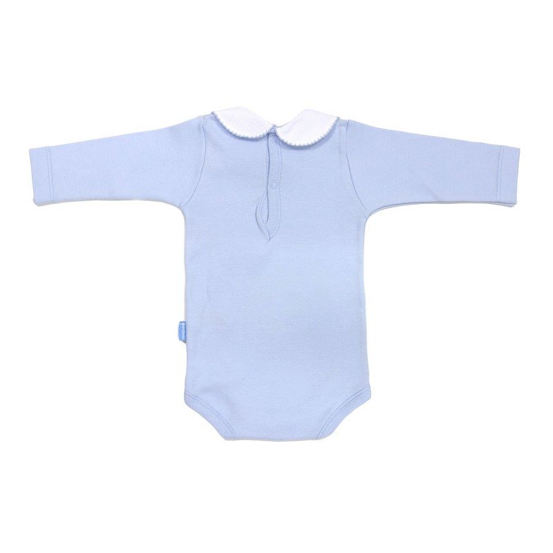 Cambrass BODY CON CUELLO MANGA LARGA I. D.R. LISO CELESTE Envío internacional gratuito
