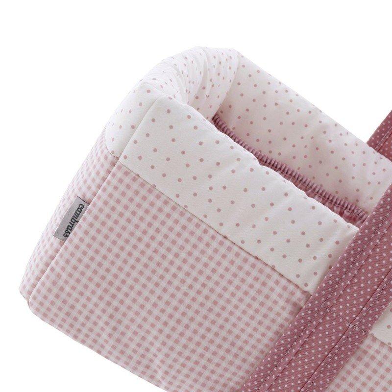 Cambrass CESTA CANASTILLA 22.5x29x29 CM VICHY10 ROSA Superdescuento