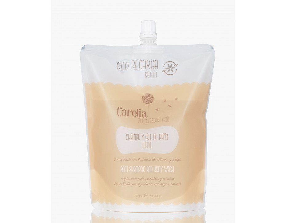 Carelia Recarga para Champú y Gel de Baño Suave Promoción por tiempo limitado
