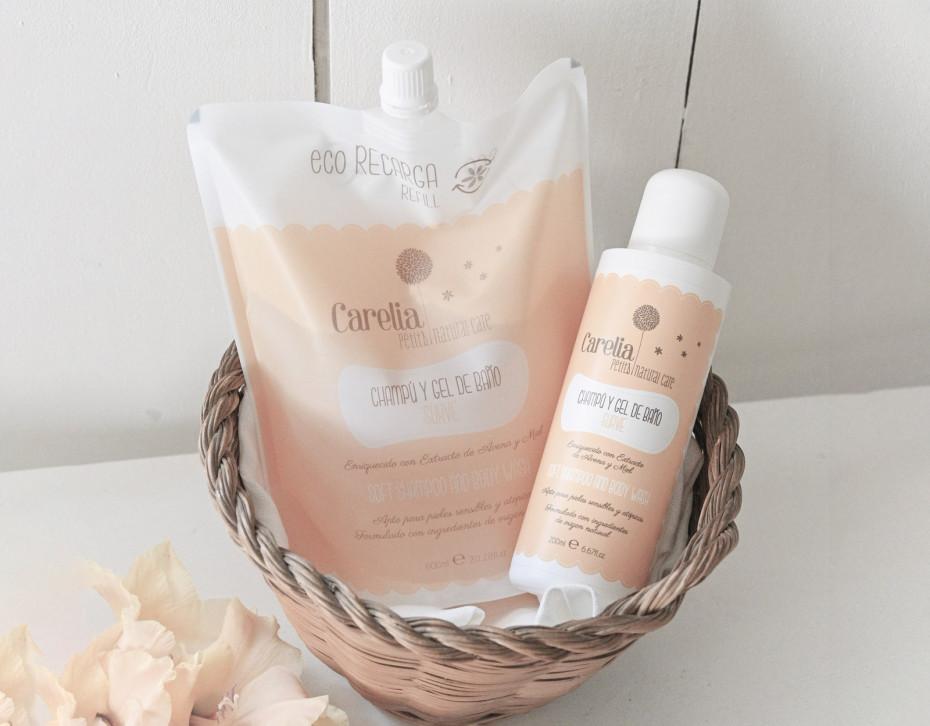 Carelia Recarga para Champú y Gel de Baño Suave Promoción por tiempo limitado
