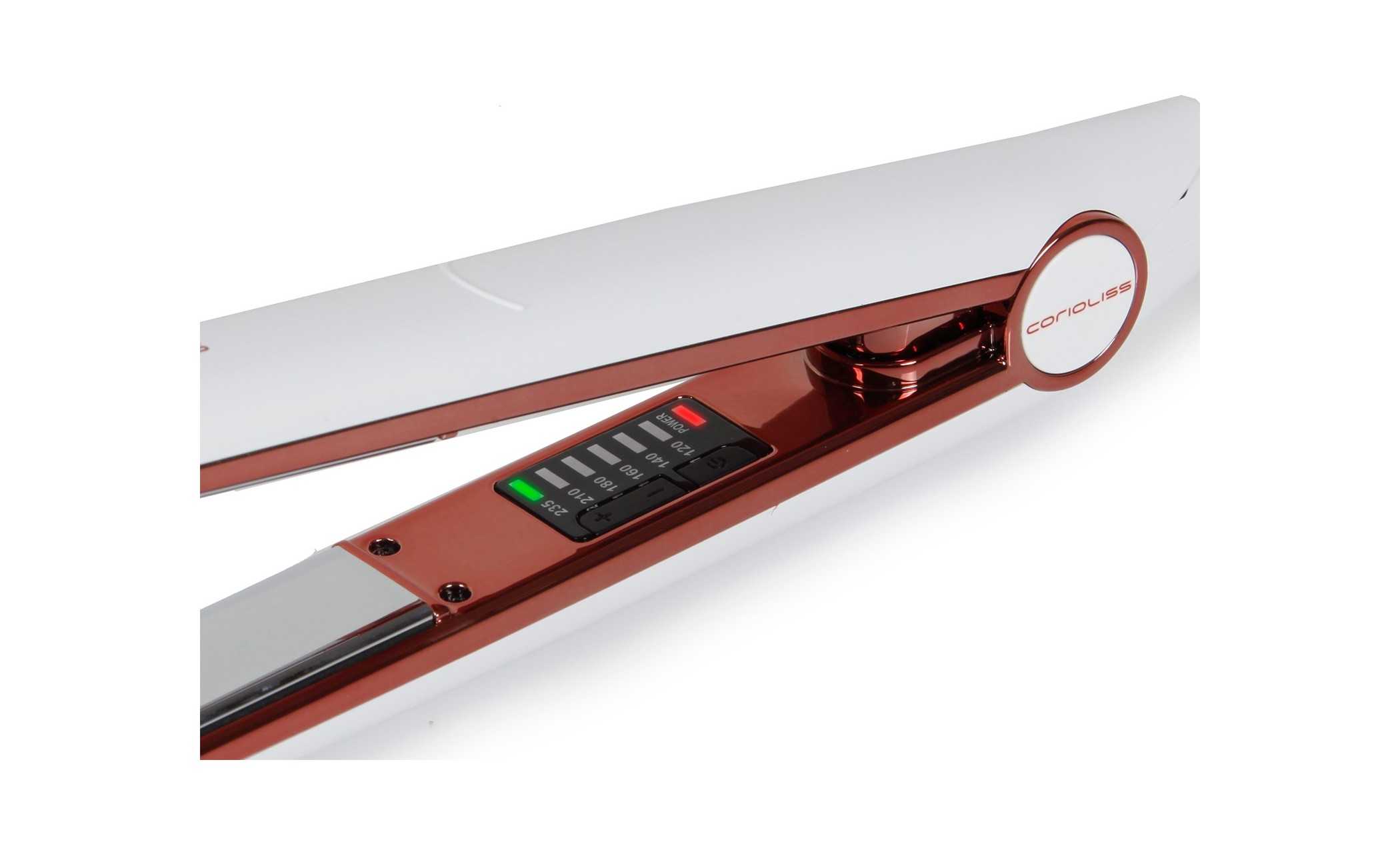 Corioliss PLANCHA DE PELO C1 WHITE SOFT TOUCH COPPER Descuento por venta flash
