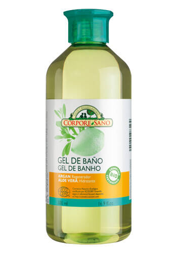 Corpore sano Gel de Baño Regenerador Argán y Aloe Vera