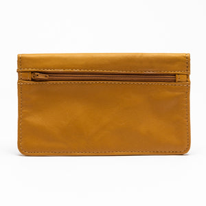 D lirio Cartera de Piel Marrón Último día