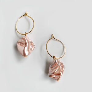 D lirio Pendientes Perle Rose