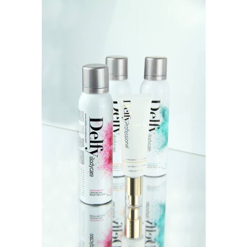 Delfy PACK SPF50+ + Moisturizing Body Mousse Superdescuento