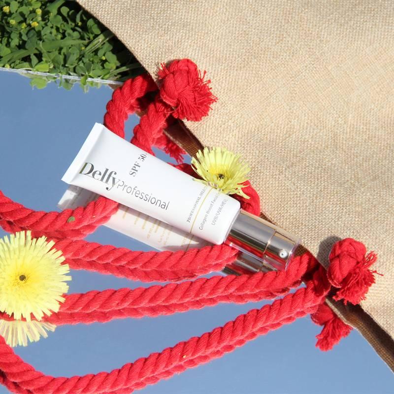 Delfy PACK SPF50+ + BOLSO ROJO Envío internacional gratuito