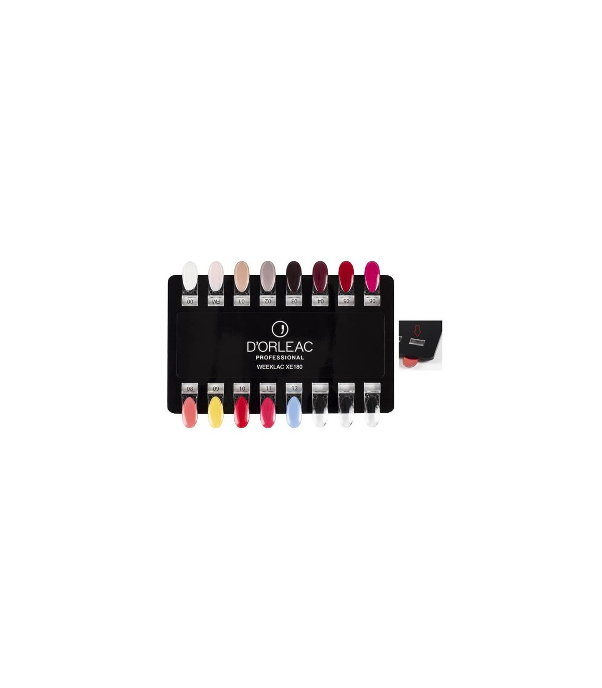 D'orleac CARTA COLOR ESMALTES WEEKLAC
