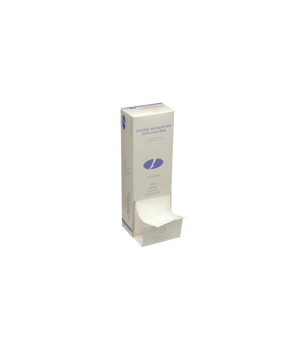 D'orleac TIRAS PAPEL D'ORLEAC CERA TIBIA 100U Oferta especial de fábrica