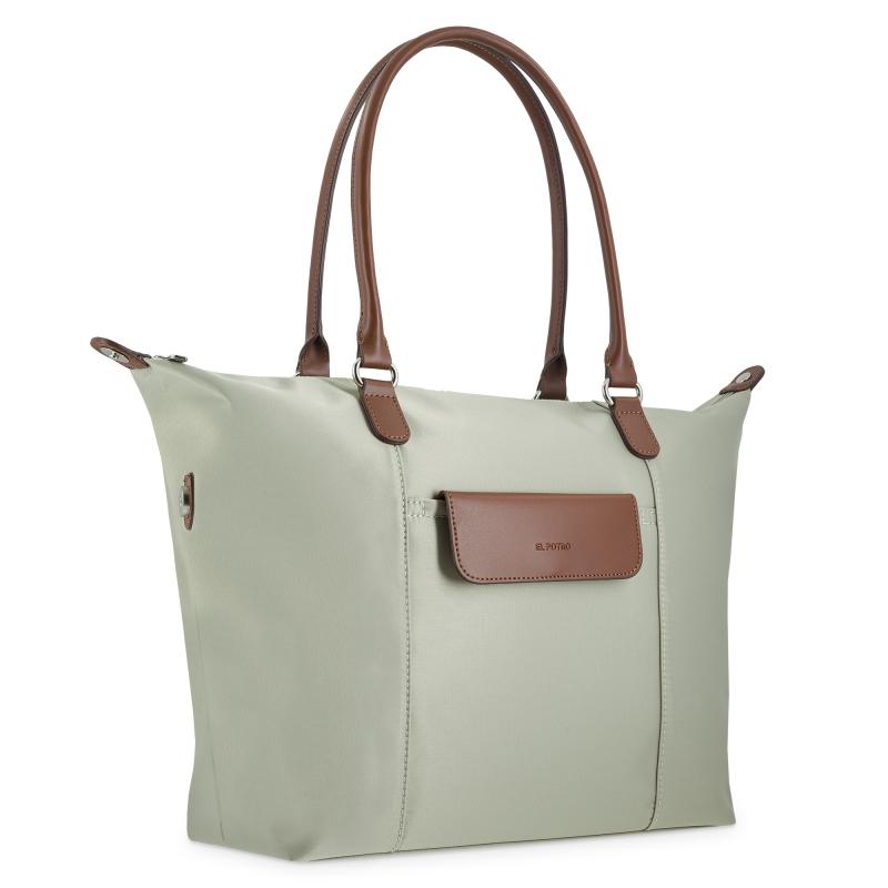 El potro Bolso cesta tote beige-El Potro Descuentos del mes