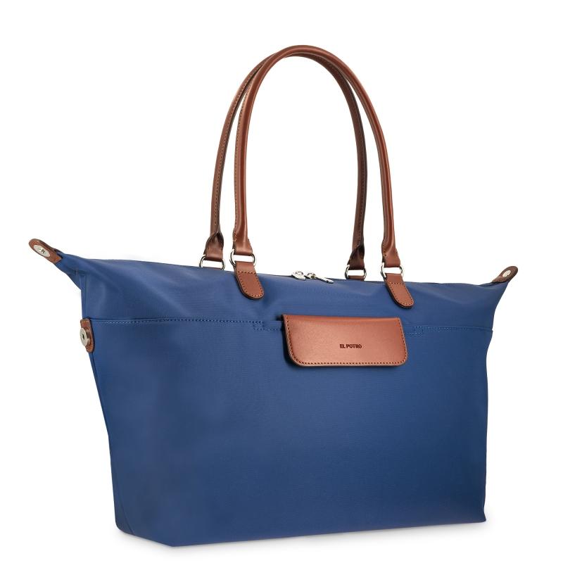 El potro Bolso cesta larga azul-El Potro Descuento