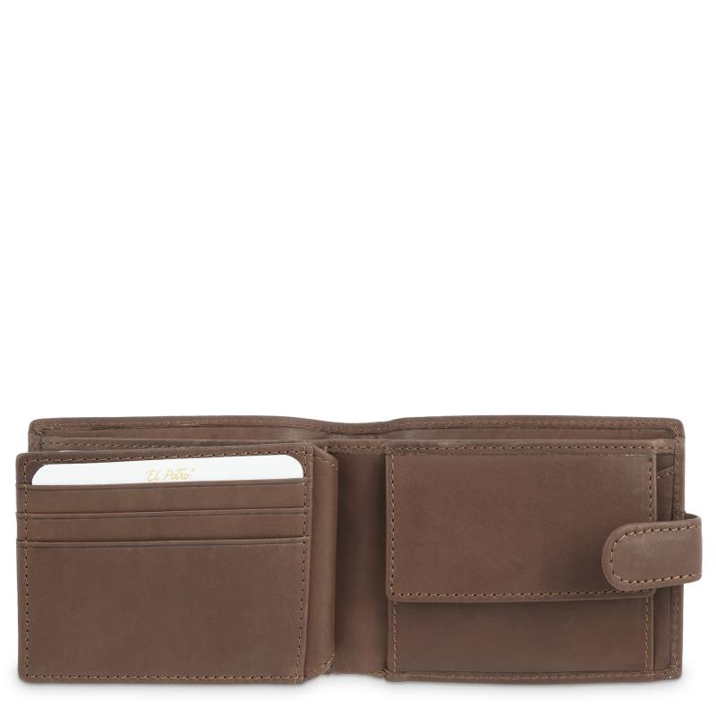 El potro Cartera monedero interior de hombre en piel vacuno cuero Legitimo-E L P O T R O Rebajas top
