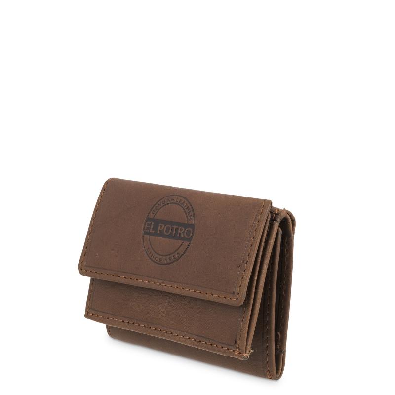 El potro Cartera con monedero interior de hombre en piel vacuno cuero Legitimo-E L P O T R O Envío internacional gratuito