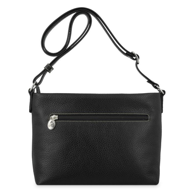 El potro Bolso bandolera de mujer en piel vacuno color negro - Floater En línea