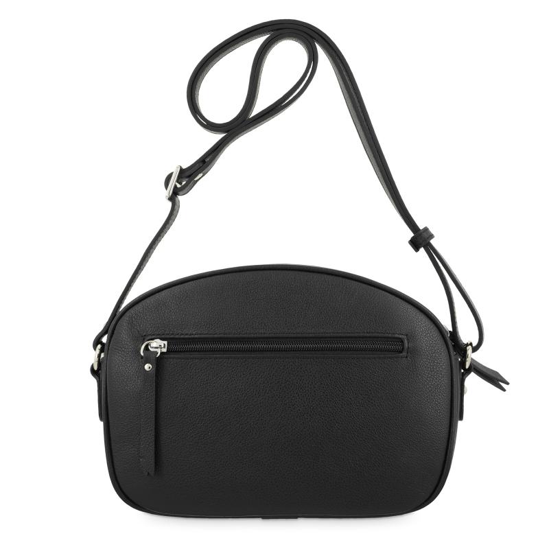 El potro Bolso bandolera pequeño 2 y guantera con cremalleras piel vacuno color negro-E L P O T R O Rebajas