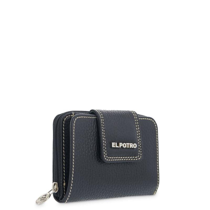 El potro Cartera mujer en piel vacuno color negro - Floater Gran oferta