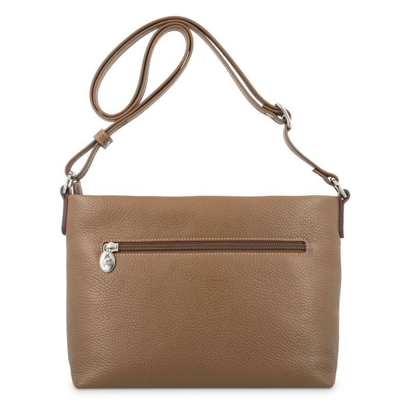 El potro Bolso bandolera de mujer en piel vacuno color cuero - Floater Tienda