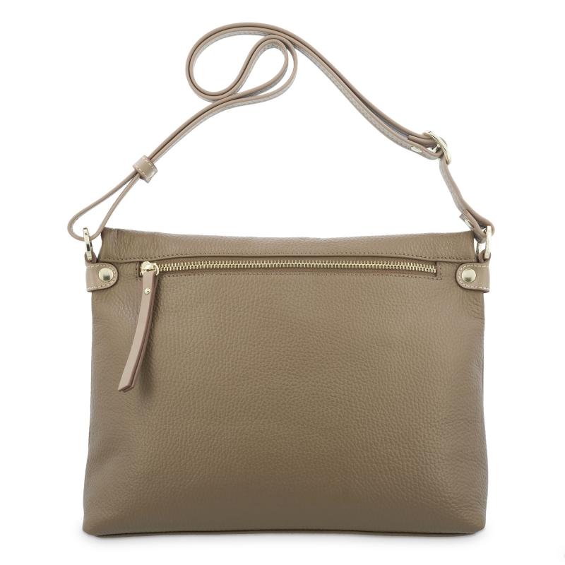 El potro Bolso bandolera de mujer en piel vacuno color cuero- Oasis Tienda