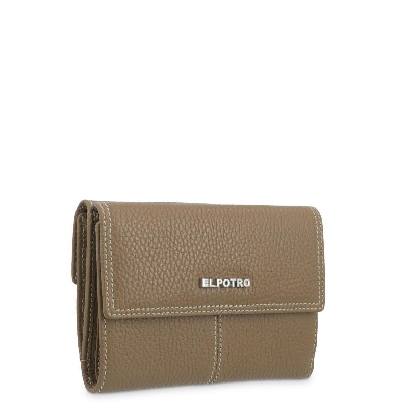 El potro Cartera solapa mujer en piel vacuno color cuero - Floater Rebajas online