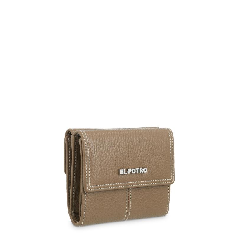 El potro Cartera solapa pequeño mujer en piel vacuno color cuero- Floater Envío gratis