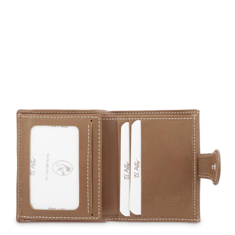 El potro Cartera pequeña mujer en piel vacuno color cuero-origen-El Potro Oferta especial