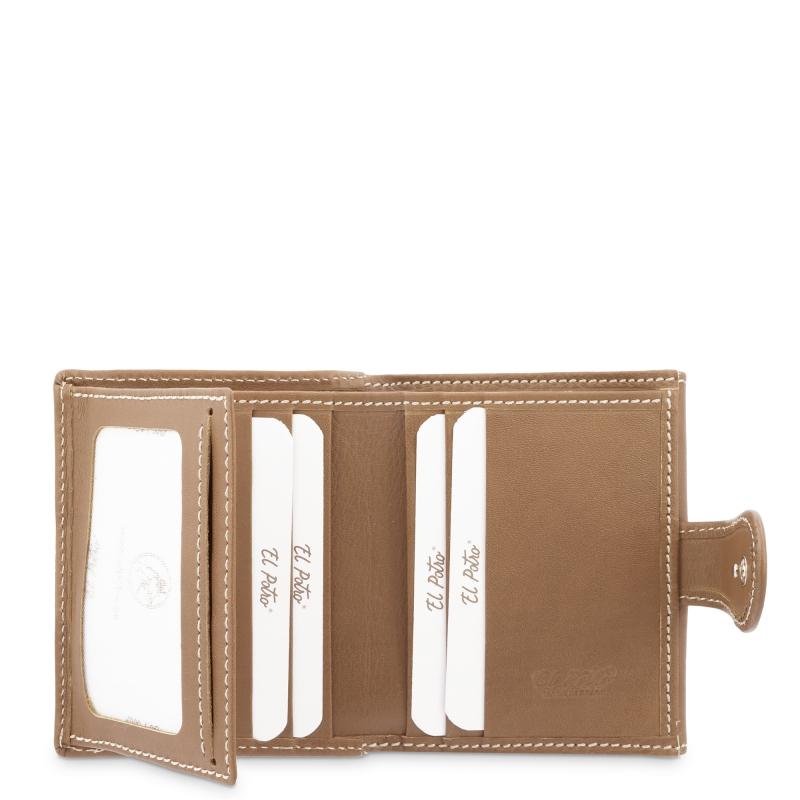 El potro Cartera pequeña mujer en piel vacuno color cuero-origen-El Potro Oferta especial