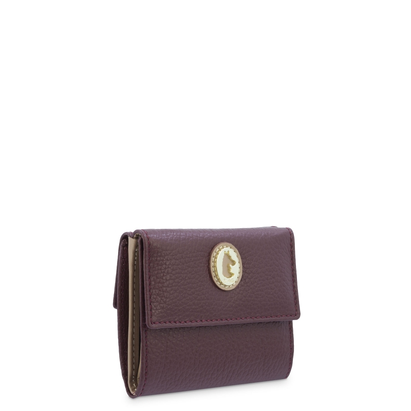 El potro Cartera pequeña mujer en piel vacuno color burdeos-El Potro Precio de fábrica