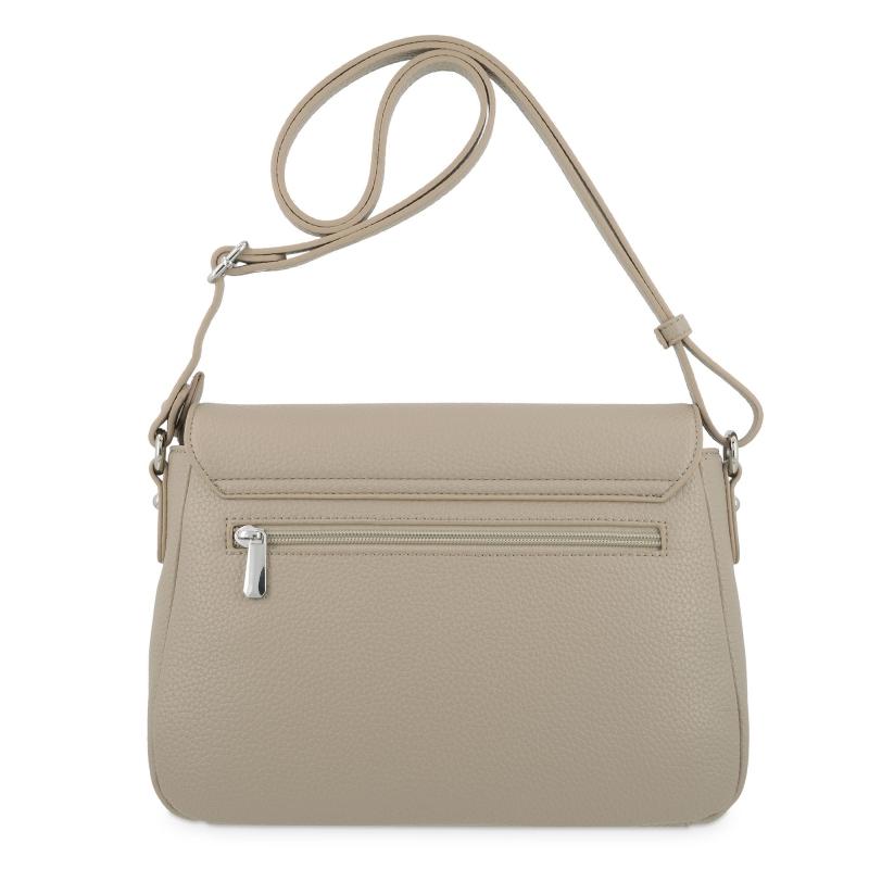 El potro Bolso solapa grande bandolera de El Potro color almendra-Siena Última moda