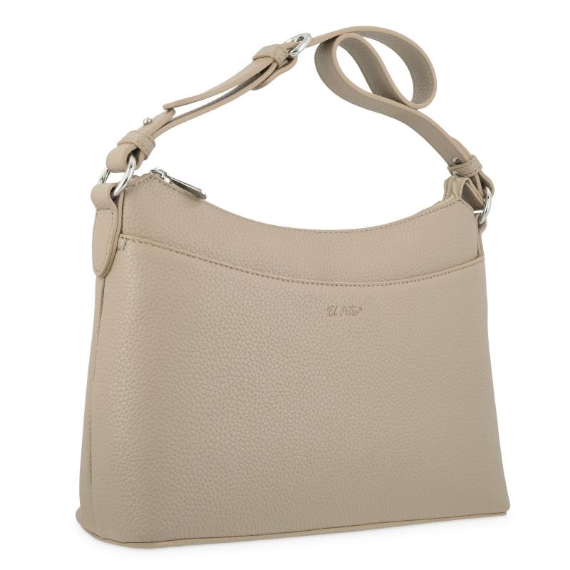 El potro Bolso góndola bandolera de El Potro color almendra-Siena Descuento por venta flash
