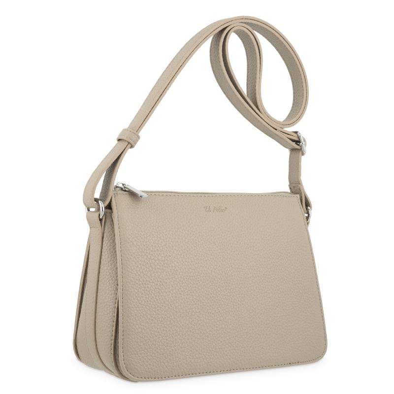 El potro Bolso bandolera pequeña de El Potro color almendra-Siena Ofertas especiales