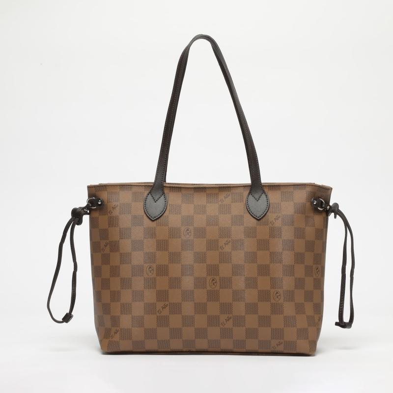 El potro Bolso tote chess moca-El Potro