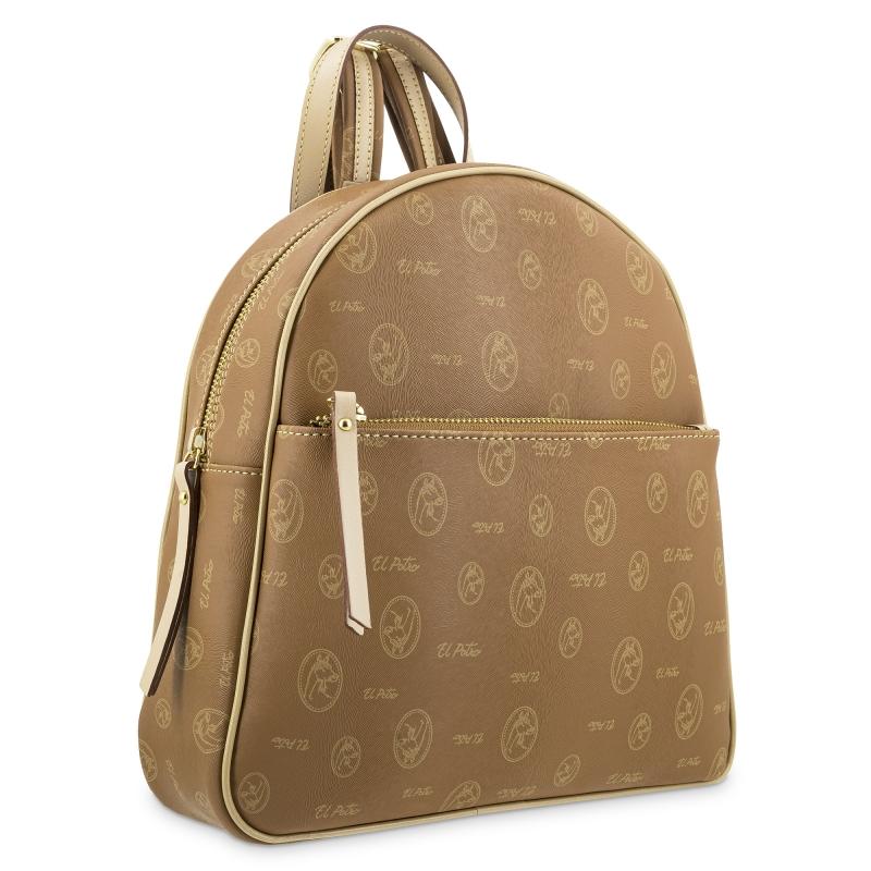El potro Mochila mediana de color cuero-EL POTRO Ofertas de temporada